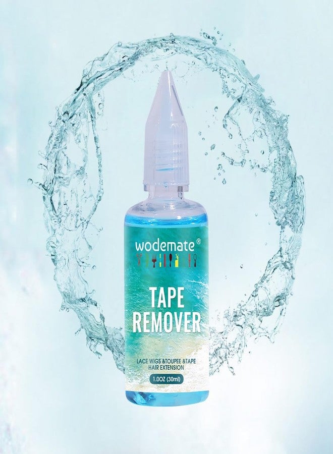wodemate Tape in Extension Remover, Fast Acting Hair Extensions Adhesive Remover & Hair Glue Remover, Lace Wig Glue Remover, Quick Dissolve Formula, Gentle on Skin, 30ml - Image 1